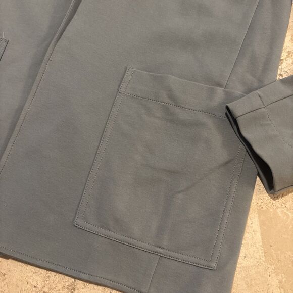 Athleta Eastbound Blazer Travel Jacket Stretch Green Fog Women's 8 - Picture 4 of 9